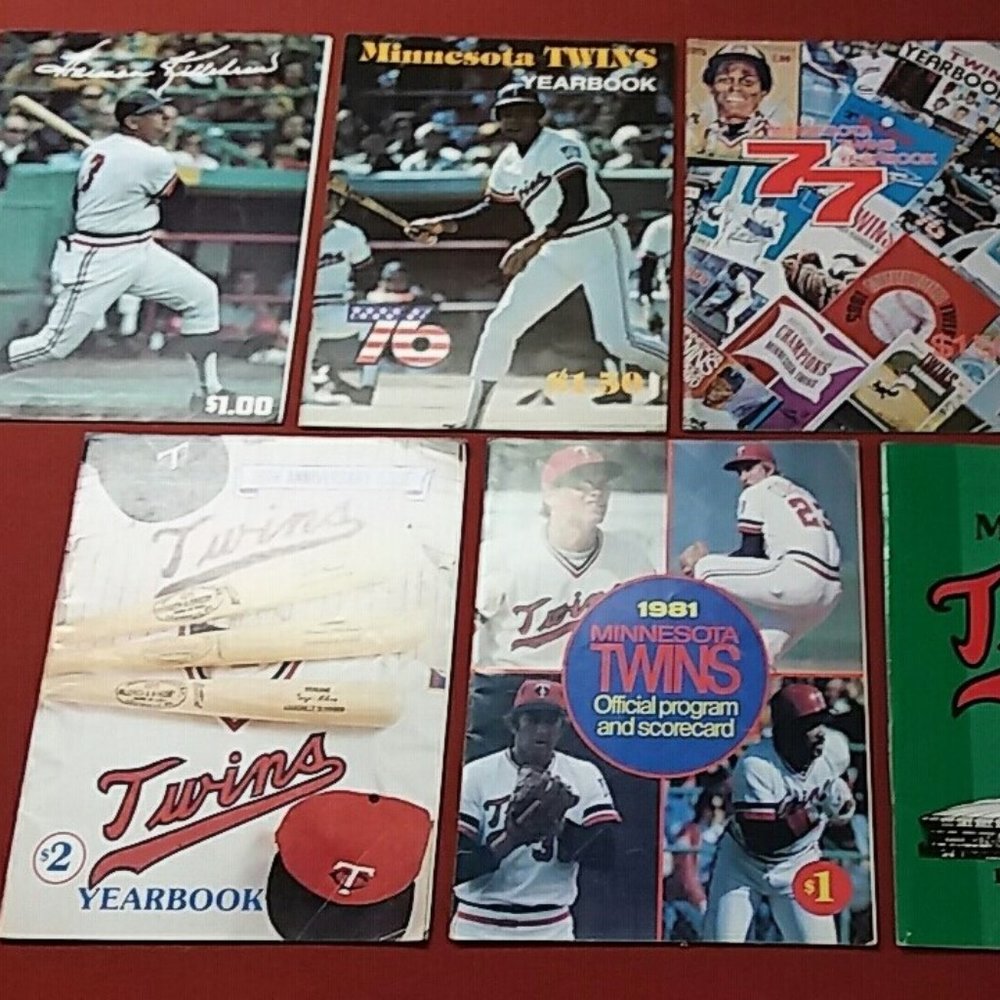 Minnesota Twins Official Program Yearbooks Harmon Killebrew Magazine Memorabilia